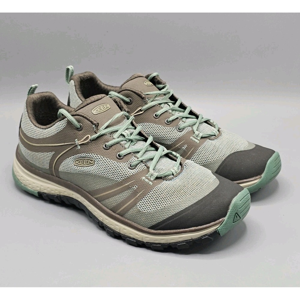 Keen Terradora II 1016774 Hiking Shoes‎ Women's 10 Gray Mint Green